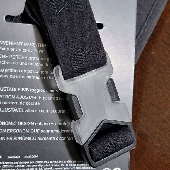 Nike New York City Marathon Race Day Waistpack Fanny Bag Pack Black White New - Picture 7 of 7